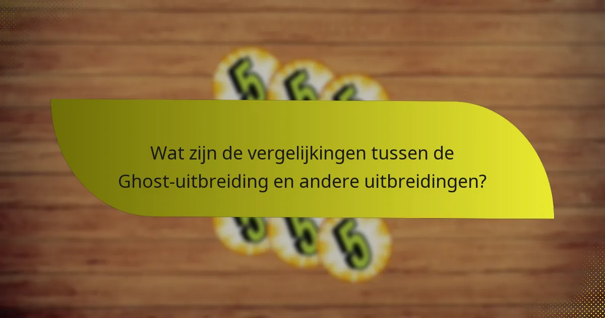 Hoe kunnen spelers strategieën ontwikkelen met de Ghost-uitbreiding?