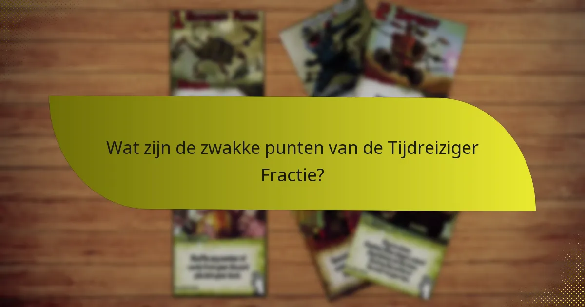 Hoe verhoudt de Tijdreiziger Fractie zich tot andere fracties?