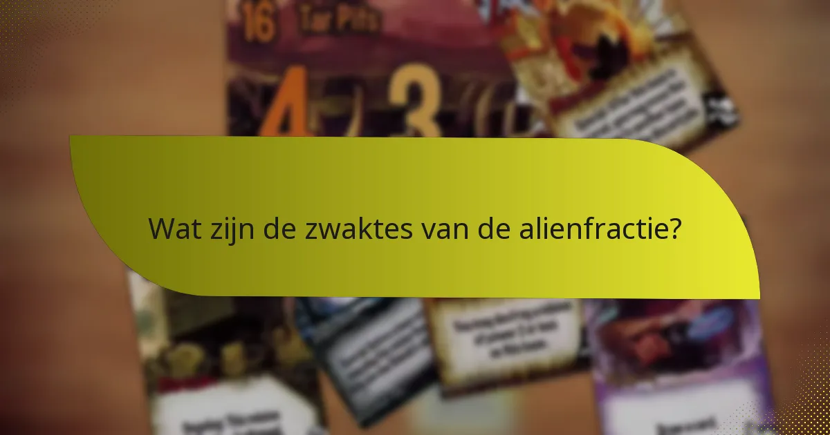 Hoe verhoudt de alienfractie zich tot andere fracties?