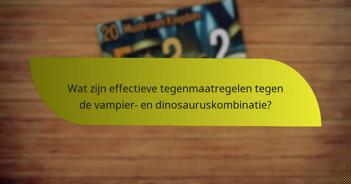Hoe verhoudt de vampier- en dinosauruskombinatie zich tot andere personagecombinaties?